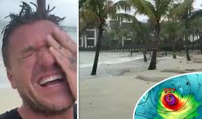 Tropical Cyclone Berguitta TRAPS Billericay Town boss Glenn Tamplin in  Mauritius