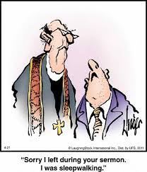 If you’re looking for wedding ceremony inspiration (and you’re making the whole thing up from scratch), this is a great place to start. Wedding Sermon Jokes