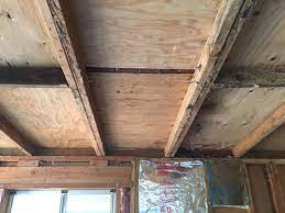 Cut down the boards if necessary. How To Remove Ceiling Joist Cross Blocks Without Tearing Up Roof Home Improvement Stack Exchange