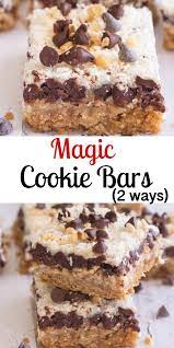 Magic Cookie Bars Sweetened Condensed Milk Recipes Magic Cookie Bar Recipe Chocolate Chip Recipes