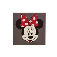 In ihm werden die klamotten. Wandbild Keilrahmen Disney Minnie Maus Kinder 35x35cm