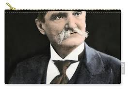 Portrait Of Tomas Estrada Palma (1832-1908), First President Of Cuba, 1902  Engraving After A Photograph Zip Pouch by American School