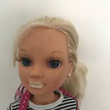 NANCY ROLLER SKATER 42 cm doll by Famosa with skateboard- Vintage  Collectible