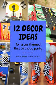 While planning our baby's first birthday party, i had a hard time picking a theme. 12 Party Decor Ideas For A Car Themed First Birthday Party Carparty Firstbirthday In 2020 Cars Birthday Party Decorations Cars Birthday Parties Car Birthday Theme
