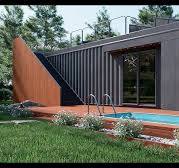 Shipping Container House Design – One Bedroom – A Quiet Place to Live - 40  ft HC
