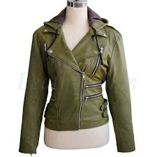 Pin On Women Green Leather Jackets