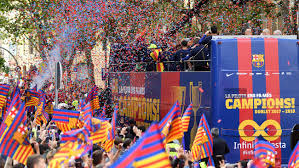 Image result for INiesta bids farewell to barca