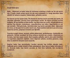 Hiç bu kadar uzun susmadın sevdiğim. Babaya Mektup 10 Farkli Ornek Olen Babaya Mektup