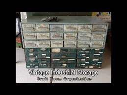 See more ideas about craft room, vintage craft room, vintage crafts. Vintage Industrial Storage Craft Room Organization Craftroomorganization Craftroomstorage Youtube