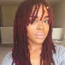Short dreadlock bob style with side bangs. Image Result For Locs With Bangs Hair Styles Locs Hairstyles Natural Hair Styles