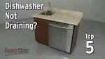 Fixing a slow draining dishwasher is usually a simple task