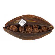 Arriv?e du chocolat en france. Cabosse Garnie