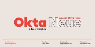 Free fonts often have not all characters and signs, and have no kerning pairs (avenue ↔ a venue, tea ↔ t ea). Download Okta Neue Font Otf Ttf