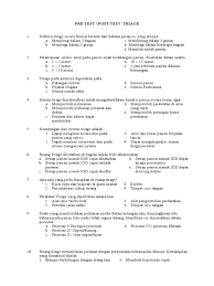 Maybe you would like to learn more about one of these? Soal Triage