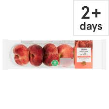 Let's take peaches for example. Tesco Flat Peach Minimum 4 Pack Tesco Groceries