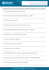 Know what is adverbs of time, definition, interrogative adverbs of time, list, examples, worksheet, activities and exercises of adverbs of time. Worksheets Adverbs Of Time Vtwctr