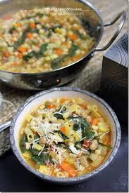 Seven Vegetable Minestrone Soup Recipe Easy Vegetable Soup Homemade Vegetable Soups Vegetable Soup Recipes