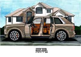 Rolls royce phantom iii 1935 2d drawing blueprints 19893. Artstation Mansory Rolls Royce Cullinan Vladislav 23 Arts Shapovalenko