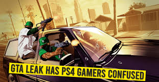 Gta Leak Has Ps4 Gamers Confused In 2020 Ps4 Leaks European Games