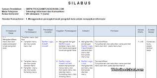 Silabus tik sma kurikulum 2013 pdf. Silabus Tik Kelas 8 Smp Mts Tahun 2019 2020 Websiteedukasi Com