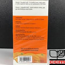 Ccm Flavettes Sugar Free Vitamin C 500mg 50 Tablets Shopee Malaysia