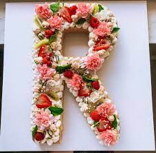 Alphabet toppers, letter cake toppers, alphabet cake decorations. R Letter Cake Cake Lettering Cake Images Decorative Letters