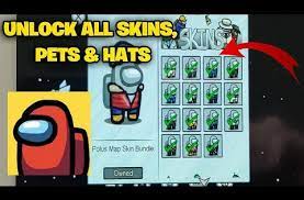 Among Us Mobile Glitch Get All Skins Pets Hats Remove Ads Ios Android Youtube Pet Hacks Online Video Games Skin