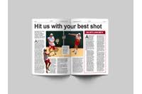 See more ideas about newspaper template, newspaper, tabloid newspapers. Tabloid Newspaper Template By Dene Studios Thehungryjpeg Com