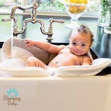 After your baby outgrows the sink bathtub you can use the blooming bath in. Blooming Bath Lotus Baby Bath Bathing Mat Flower Bath White Yellow Ebay