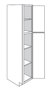 Shop our best selection of kitchen pantry cabinets & storage to reflect your style and inspire your home. U188424 Shelfkit Utility Cabinet With Shelfkit Dartmouth White Paint Kitchen Cabinets