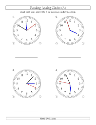 New 2015 04 09 Reading Time On 12 Hour Analog Clocks In 1 Second Intervals Large Clocks A Math Worksheet Free Time Worksheets Math Worksheet Analog Clock