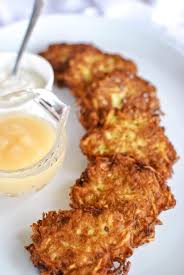 Easy Potato Latkes Recipe Potato Latkes Stuffed Peppers Latkes