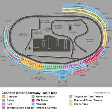 Seating Maps Tickets Amp Events Charlotte Motor Speedway