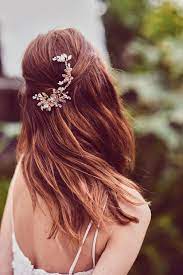 Blooming Pearl And Crystal Hair Clip David S Bridal Beautiful Bridal Hair Hair Comb Accessories Bridal Hair Accessories