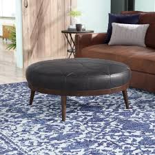 1,659 brown leather ottoman coffee table products are offered for sale by suppliers on alibaba.com, of which living room sofas accounts. Wayfair Round Leather Ottomans Poufs You Ll Love In 2021