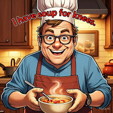 Show me your best soup knees Carl. My ai is ok I guess.