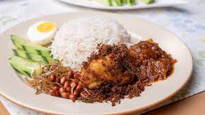 Nasi lemak bamboo kari seafood. Resepi Ayam Goreng Berempah Nasi Lemak Kukus