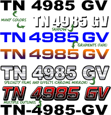 Tn government has imposed a two week long lockdown. Tennessee Boat Registration Numbers Tn Lettering