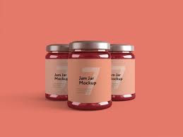 Jam Jar Mockup Jam Jar Cosmetics Mockup Jar