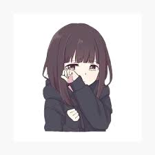 Laranjo ai pra voces naruto shippuden online amino. Sad Anime Girl Metal Print By Coleturners Redbubble