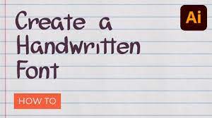 Check spelling or type a new query. How To Create A Font In Adobe Illustrator