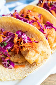 Maybe you would like to learn more about one of these? Fish Tacos With Red Cabbage Slaw Real Housemoms