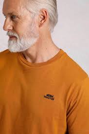 Fished Organic Branded T-Shirt Caramel