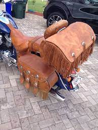 Leather Tourpack Tailbag Leather Saddle Bags Bike Leathers Motorcycle Saddlebags