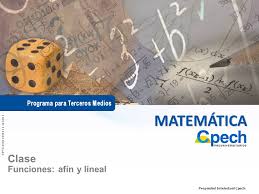 1) función lineal afín, es aquella cuya regla de correspondencia es f(x)=mx + b, donde m y b son números reales. Matematica Clase Funciones Afin Y Lineal Pptc3m019m311 A16v1 Ppt Descargar