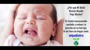 Por Que Mi Bebe Recien Nacido Puja Mucho Youtube