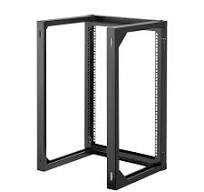 VEVOR 15U Wall Mount Server Rack 150 lbs Max Load Capacity Open Frame  Network Rack with 180 Degrees Gate Swing Carbon Steel for 19-Inch IT  Network ...
