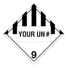 This ensures that the cement adhesive is place in the ideal temperature. Hazard Class 9 Miscellaneous Hazardous Material Mini High Gloss Label Icc