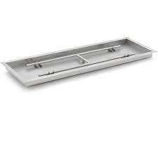 Easy to open side door to add charcoal and remove ash; Bbqguys Signature Series 48 Inch Rectangular Drop In Pan With 37 Inch Natural Gas H Burner Bbqguys