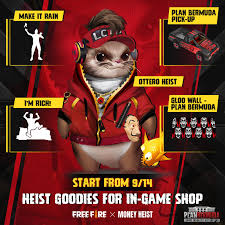 All locations to get emote wall garena free fire ng. Garena Free Fire It S Not Too Late To Start Your Money Heist Collection Want A New Emote Truck Skin Or Got Eyes On The Ottero Heist Skin Or The Plan